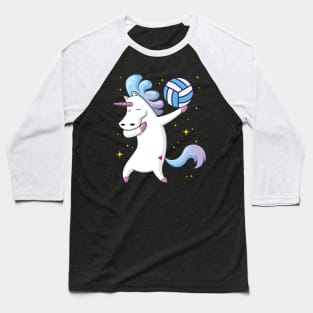 Dabbing Unicorn Volleyball Teen Girls Women Teenagers Gift T-Shirt Baseball T-Shirt